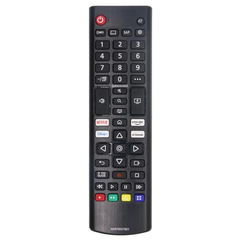 Universal Remote Control AKB76037601 for All Models TV LED HD 4K Smart UHD HDTV with Prime-Video Disny Netflx Channel Buttons