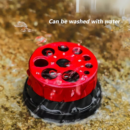 Red Dust Extractor Attachment for Impact Drills - Removes Dust and Debris During Drilling,Ideal for Construction and DIY Project