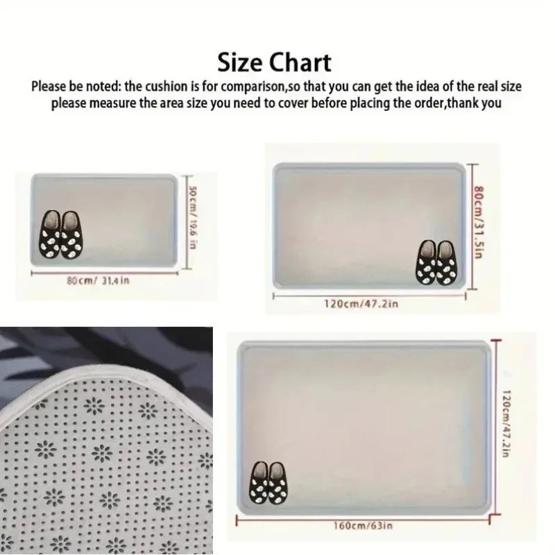 Welcome Mat Non Slip Entrance Rug Retro Style Door Mat Home Decoration Indoor Outdoor Use Fashionable