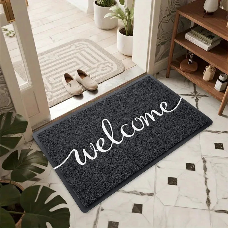 Welcome Mat Non Slip Entrance Rug Retro Style Door Mat Home Decoration Indoor Outdoor Use Fashionable