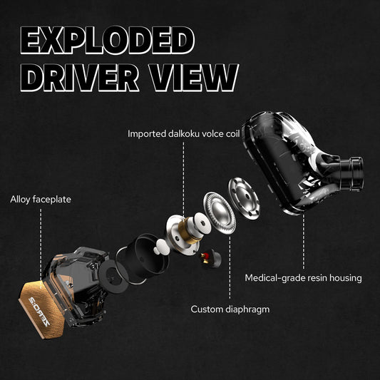 Zero II IEM - Deep Bass & Crystal Clear Vocals.